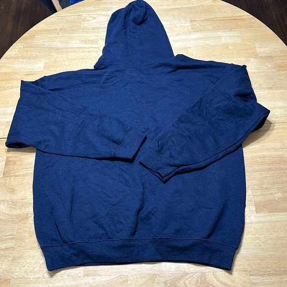 New England patriots nfl football hoodie men’s large navy blue Tom Brady - Picture 6 of 6